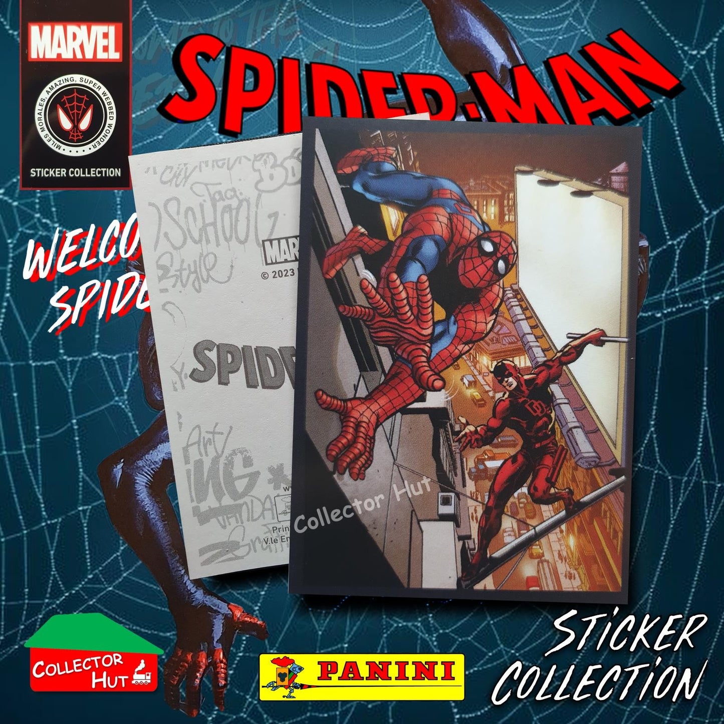 Panini Spider-Man Spider-Verse 2023 Collection Sticker Singles #1-163 & F1-30