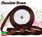 Satin Ribbon Roll Double Sided 23m Various Colours Sizes 10mm 15mm Widths