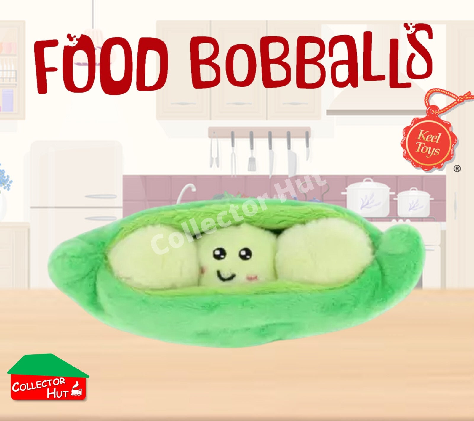 Food Bobballs Plush Toys Super Cute 8cm Collectible Characters from Keel