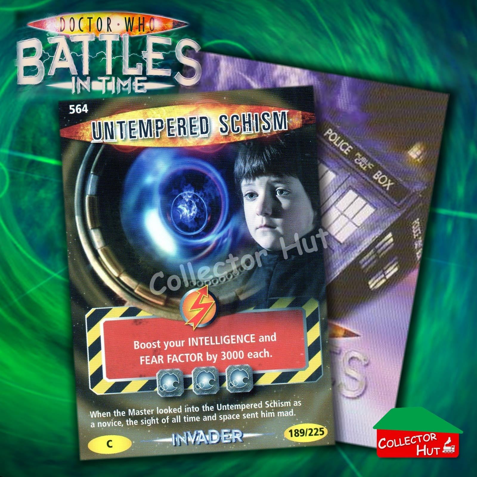 DOCTOR WHO Battles in Time #376-600 INVADER RARE & COMMON CARDS YOU CHOOSE
