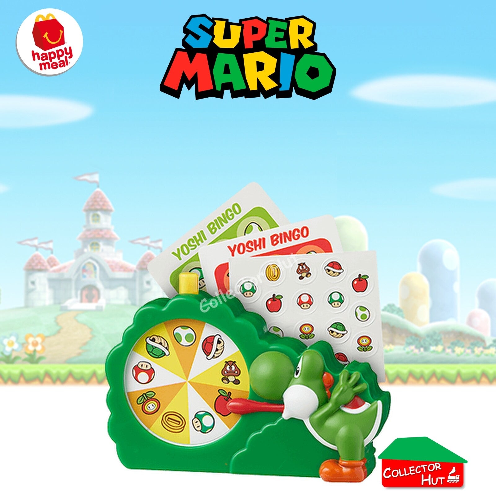 McDonald's Happy Meal Super Mario 2018 Plastic Toys Figurines New & Sealed