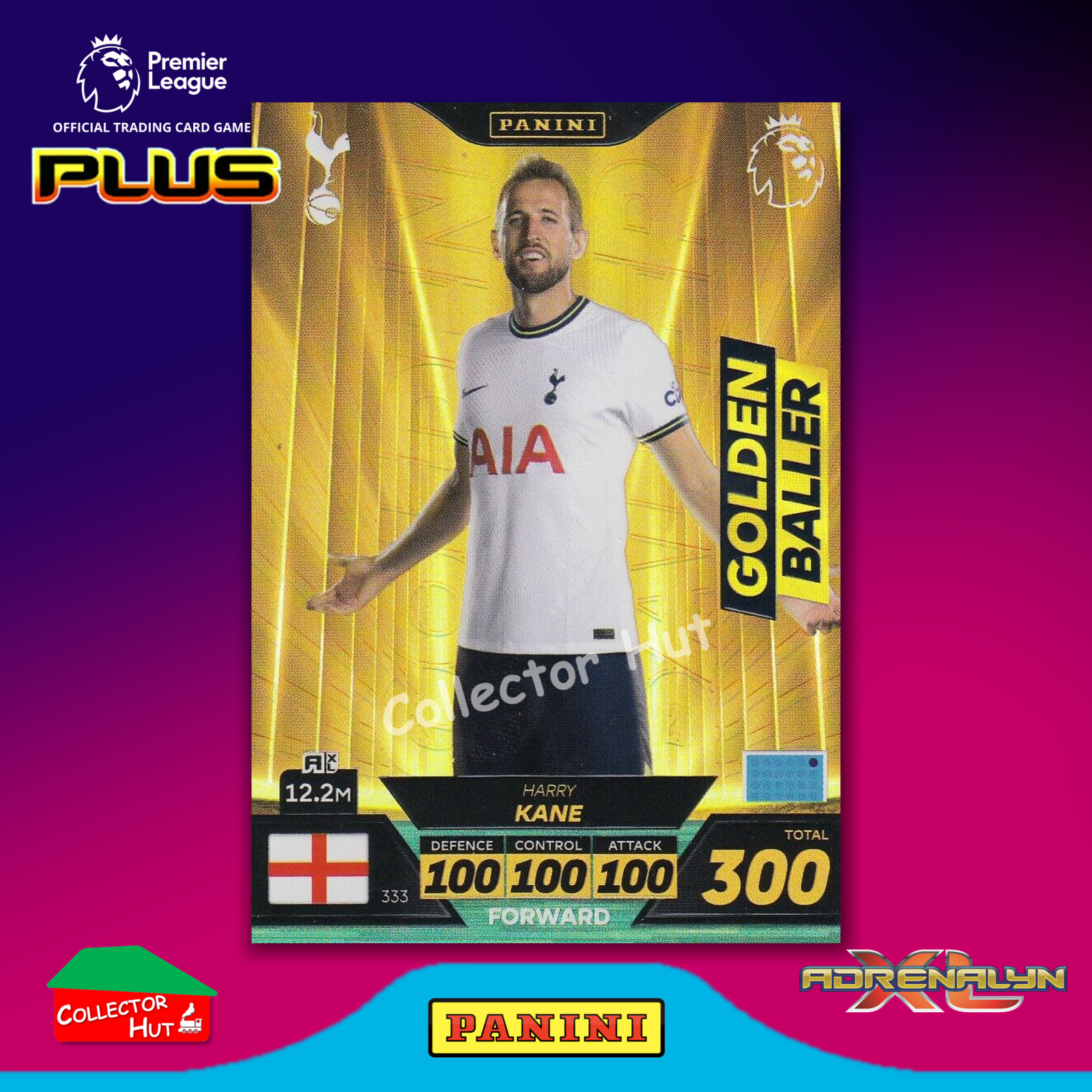 Panini Premier League Adrenalyn XL PLUS 2023 2022/23 GOLDEN BALLER & LIMITED