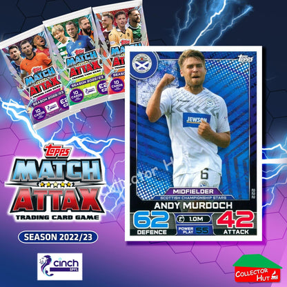 TOPPS MATCH ATTAX SPFL 2022/23 #163-264 Choose Your Card