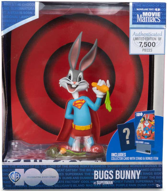 Movie Maniacs 6" Bugs Bunny as Superman Limited Edition Model Bandai