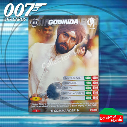 James Bond 007 Commander Spy Cards BASE COMMON YOU CHOOSE