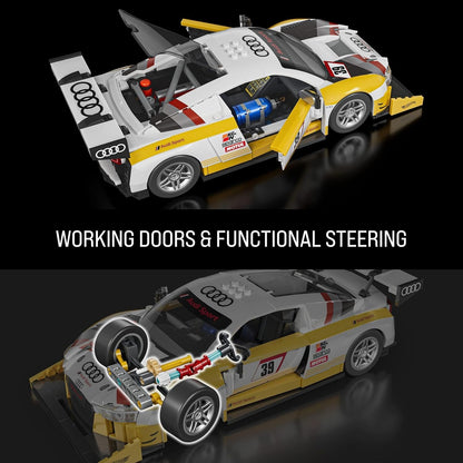 Mattel Brick Shop Hot Wheels ELITE '15 Audi R8 LMS 1:16 Scale Model Kit