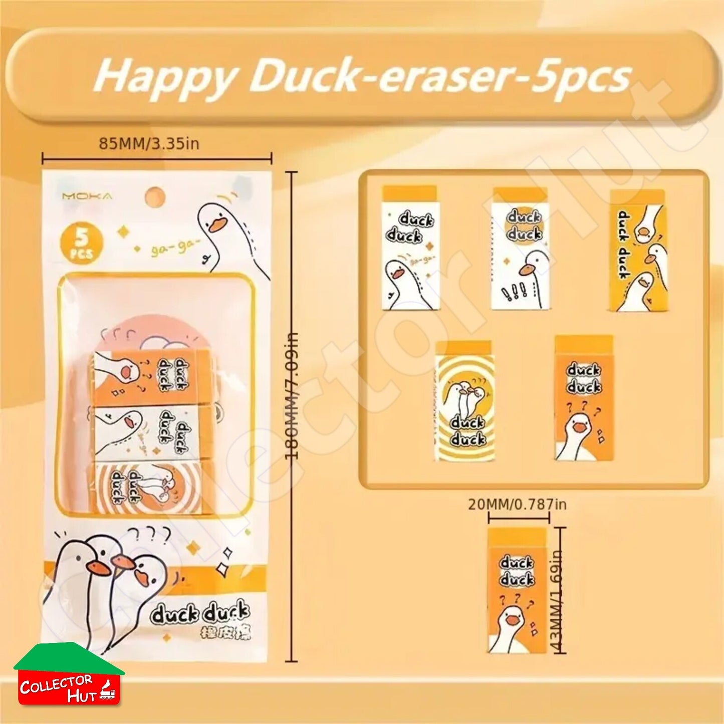 Novelty Sandwich Erasers 3pcs 5pcs 6pcs School Gift Party Bag Stocking Fillers