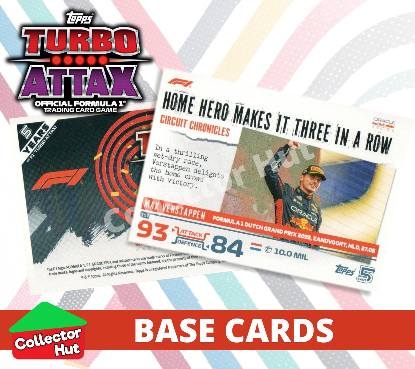 Topps Turbo Attax Formula 1 F1 2024 #1-166 Base Cards YOU CHOOSE