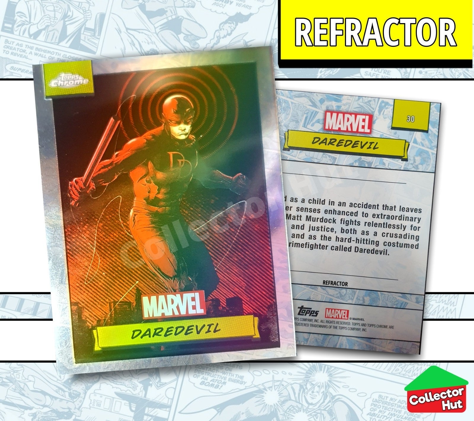 Marvel Topps Chrome 2024 REFRACTOR Card Collection YOU CHOOSE