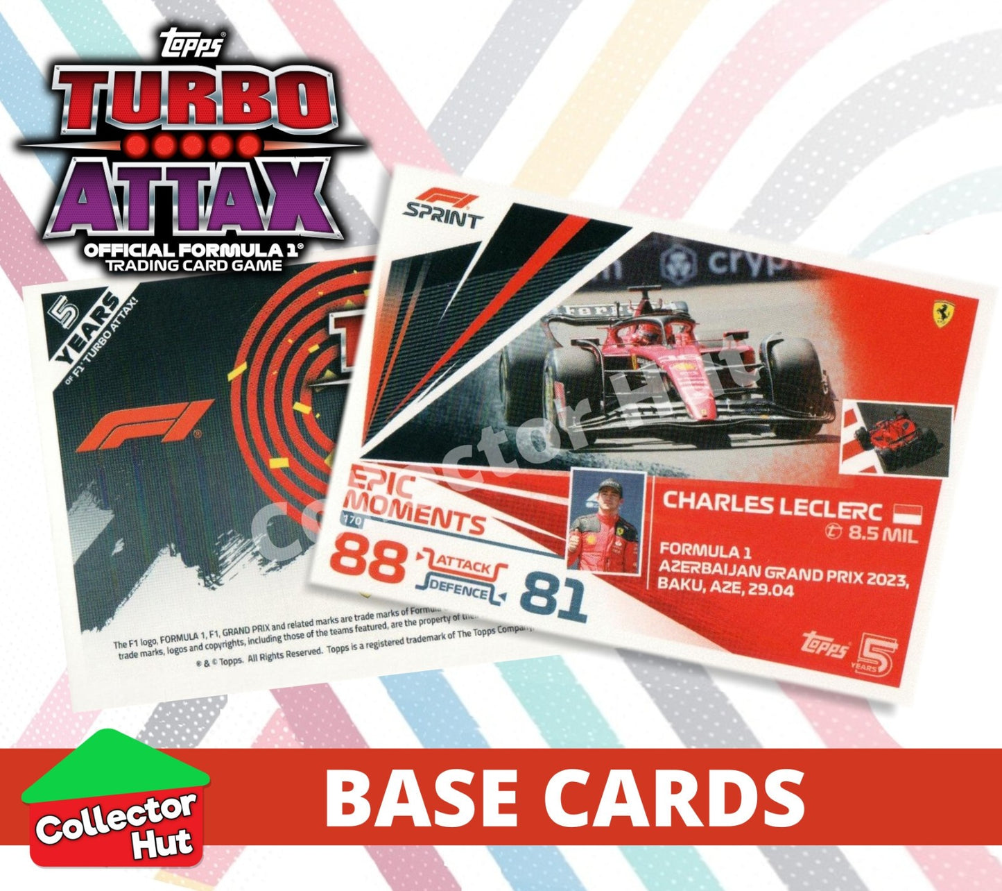 Topps Turbo Attax Formula 1 F1 2024 #167-312 Base Cards YOU CHOOSE