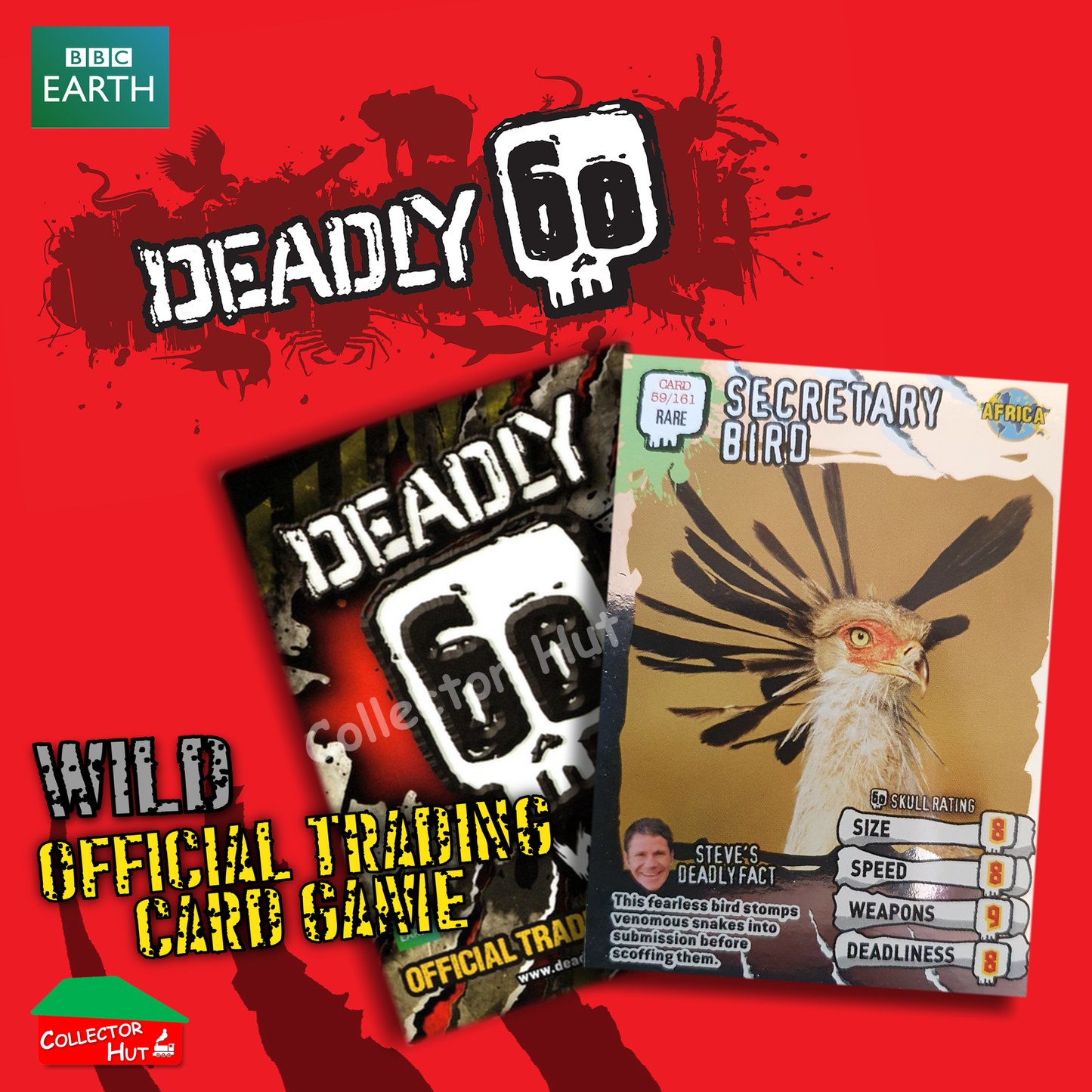 CBBC Deadly 60 Season 1, 2 & Wild FOIL RARE LIMITED Trading Cards
