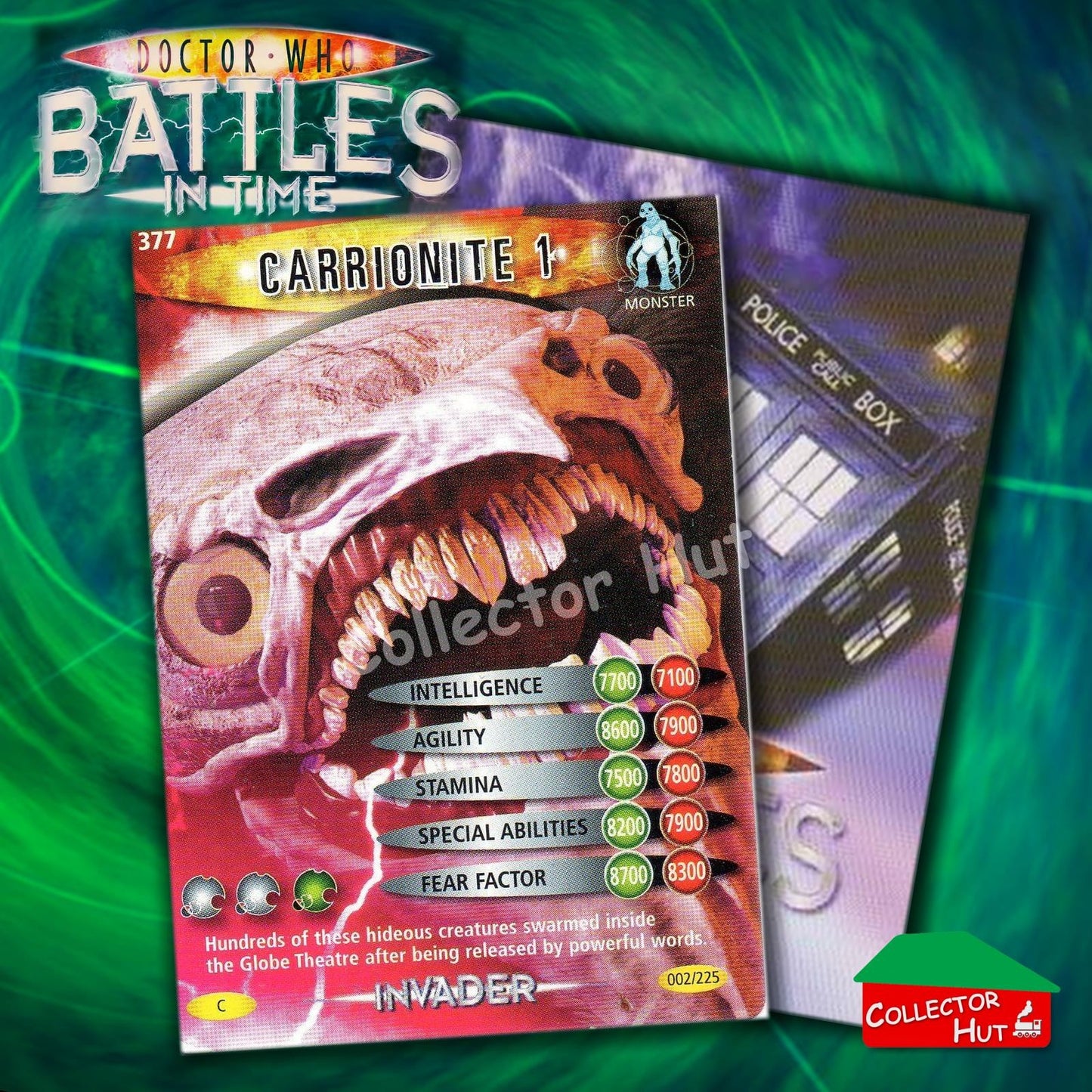 DOCTOR WHO Battles in Time #376-600 INVADER RARE & COMMON CARDS YOU CHOOSE