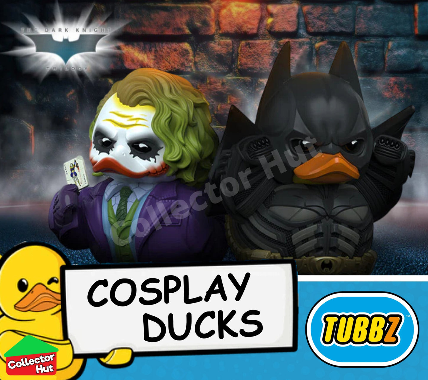 Tubbz Cosplay Novelty Ducks BATMAN DARK KNIGHT Collection 9cm Full Size