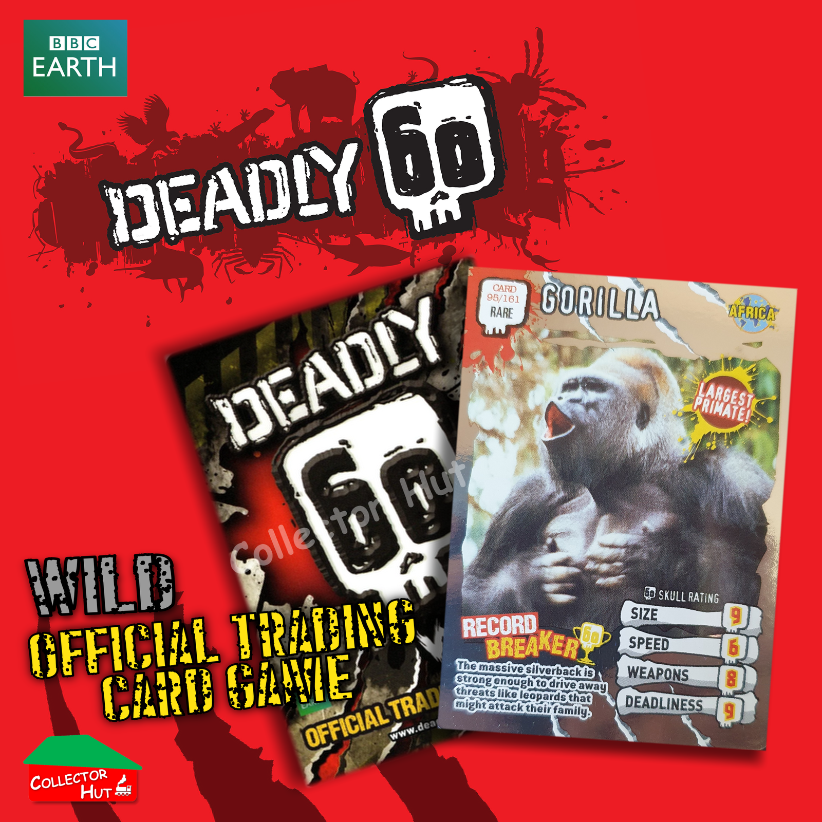 CBBC Deadly 60 Season 1, 2 & Wild FOIL RARE LIMITED Trading Cards