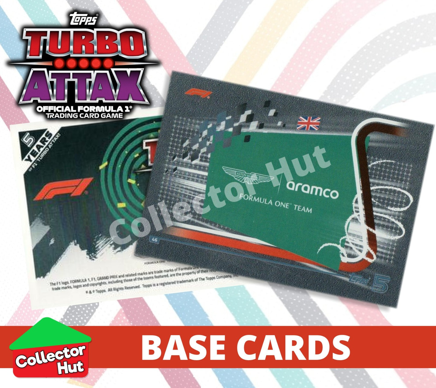 Topps Turbo Attax Formula 1 F1 2024 #1-166 Base Cards YOU CHOOSE