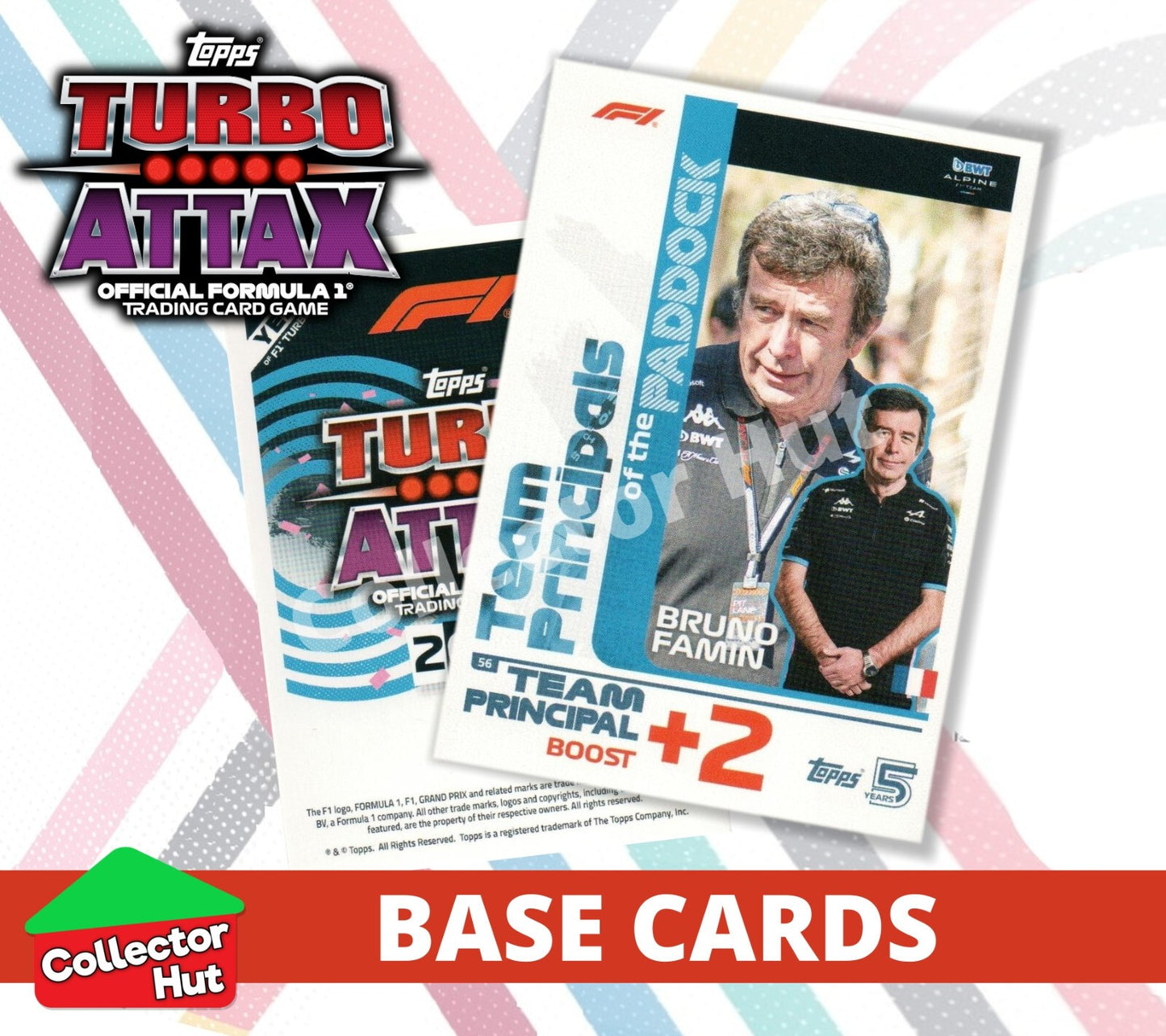 Topps Turbo Attax Formula 1 F1 2024 #1-166 Base Cards YOU CHOOSE