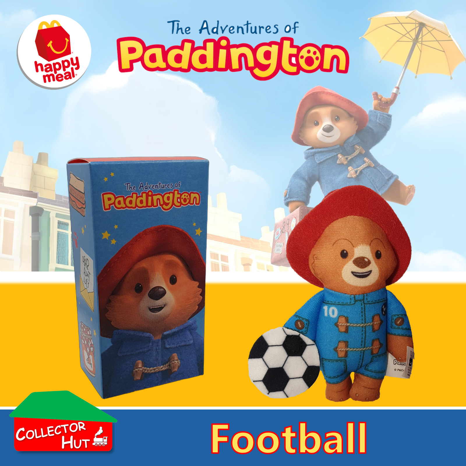 McDonald's Happy Meal The Adventures of Paddington 2022 Plush Toys