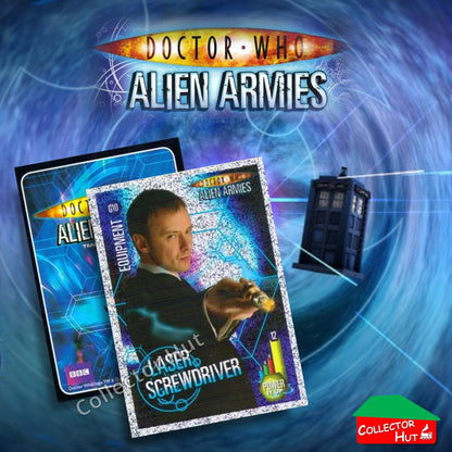 DOCTOR WHO Alien Armies Trading Cards Glitter Super Emboss Foil Cards