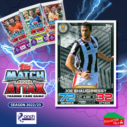 TOPPS MATCH ATTAX SPFL 2022/23 #163-264 Choose Your Card