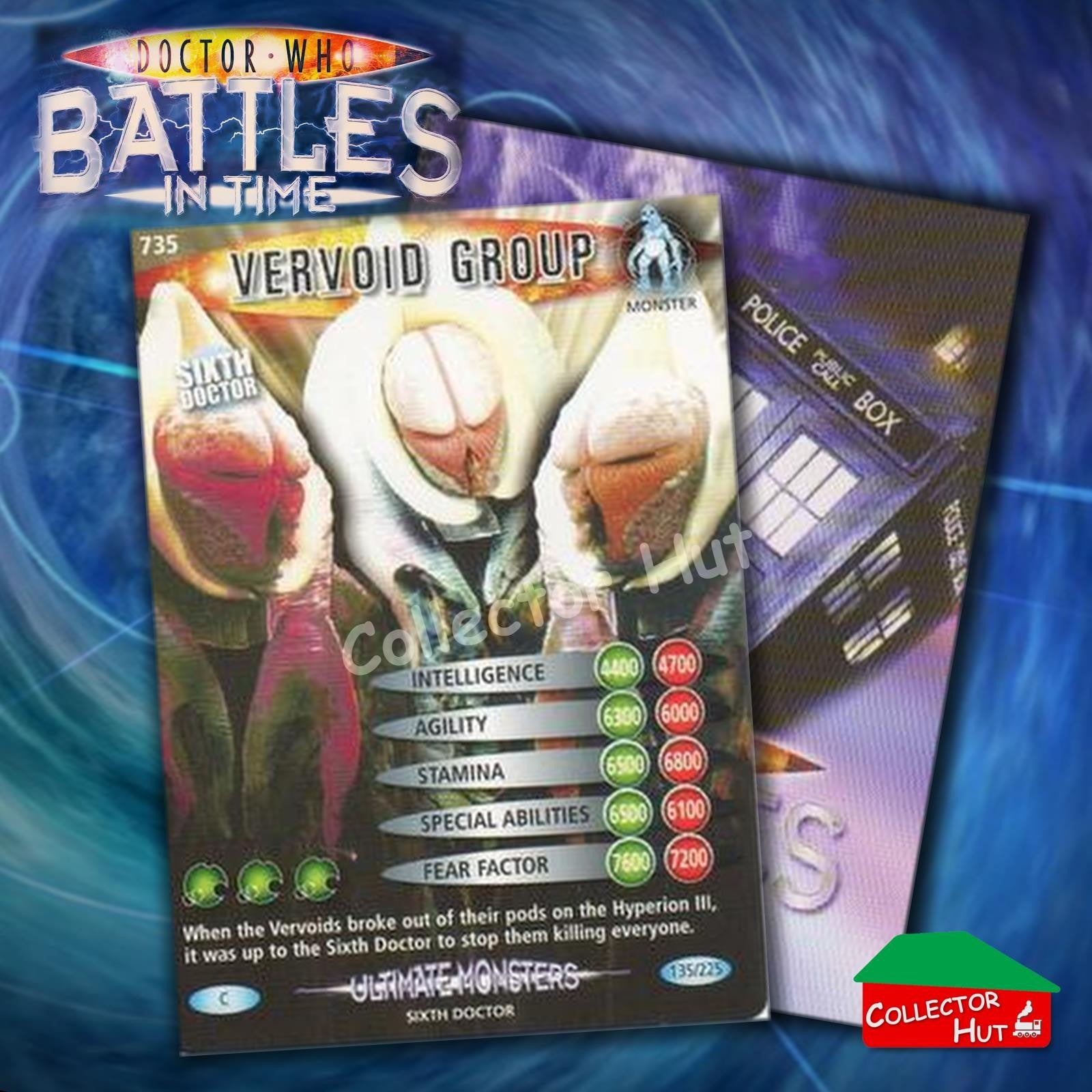 DOCTOR WHO Battles in Time #601-825 ULTIMATE MONSTERS RARE & COMMON Cards
