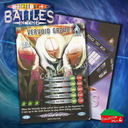 DOCTOR WHO Battles in Time #601-825 ULTIMATE MONSTERS RARE & COMMON Cards