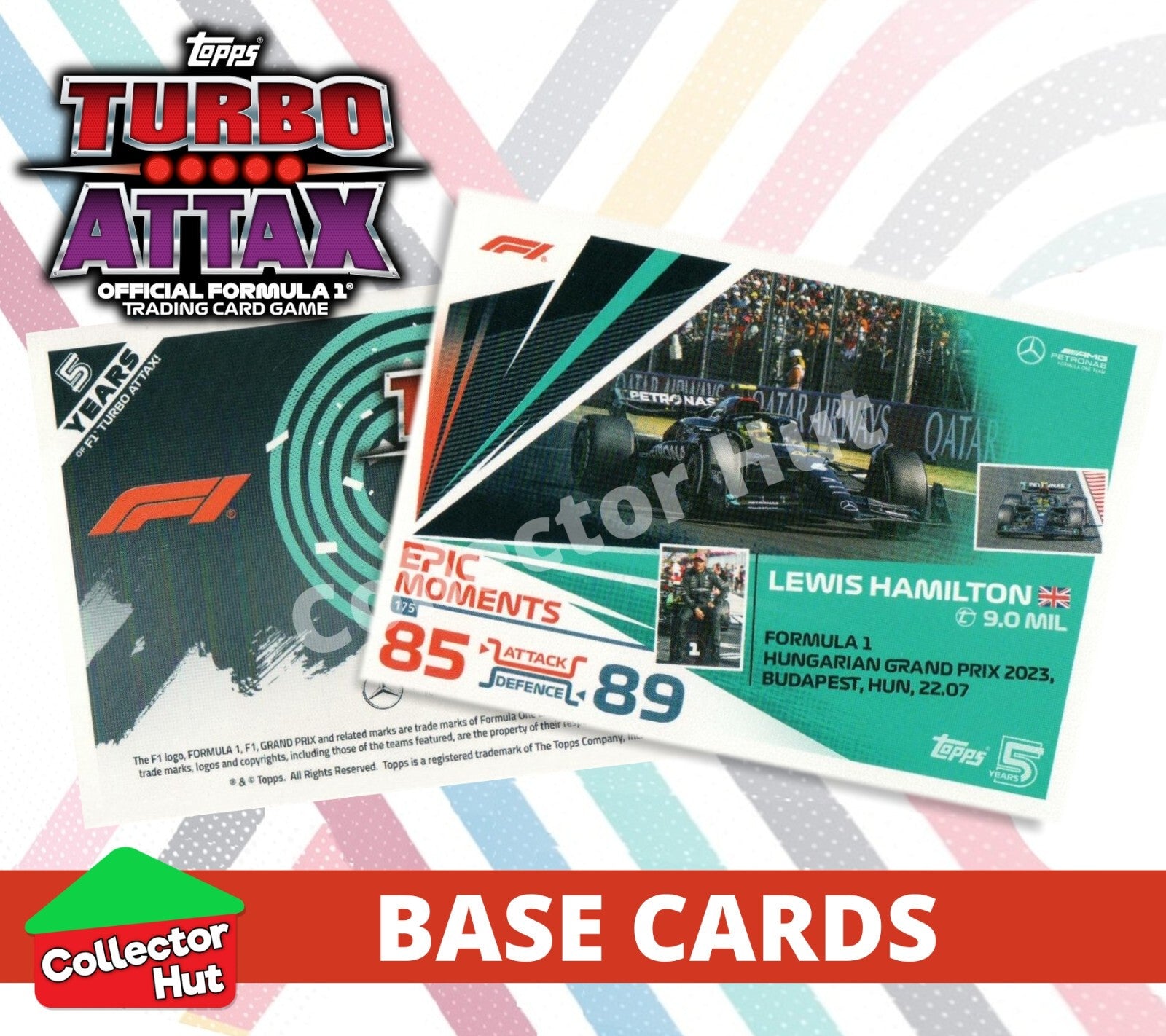 Topps Turbo Attax Formula 1 F1 2024 #167-312 Base Cards YOU CHOOSE