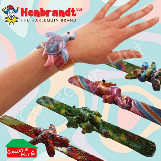 Snapband Snap On Wrist Bracelets Glitter Animals Childrens Toy for Party Bags