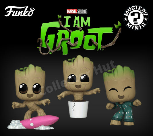Funko Marvel Mystery Minis I am Groot Bobblehead Figures Guaridans of the Galaxy