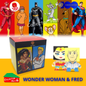 McDonald's Happy Meal WB Warner Brothers 100th Year Anniversary DC Tin Head Toys