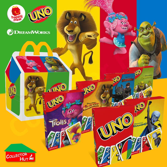 McDonald's Happy Meal Uno Playing Cards Dreamworks Edition