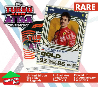 Topps Turbo Attax Formula 1 F1 2024 #313-344 RARE Limited Cards YOU CHOOSE