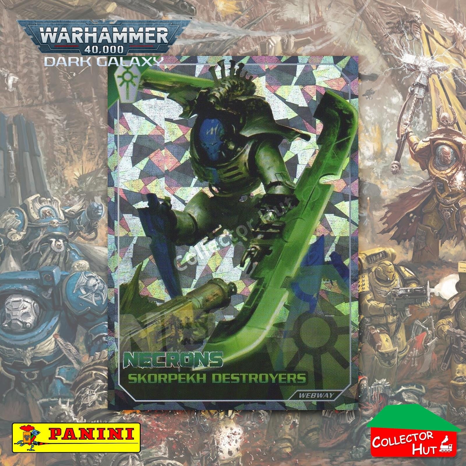 PANINI Warhammer 40,000 Dark Galaxy Webway Inferno Adamantium Limited FOIL Cards