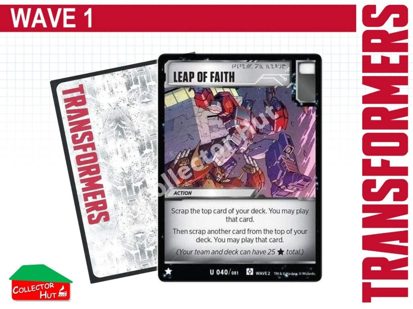 Transformers TCG Wave 1 BATTLE Cards Common/Uncommon
