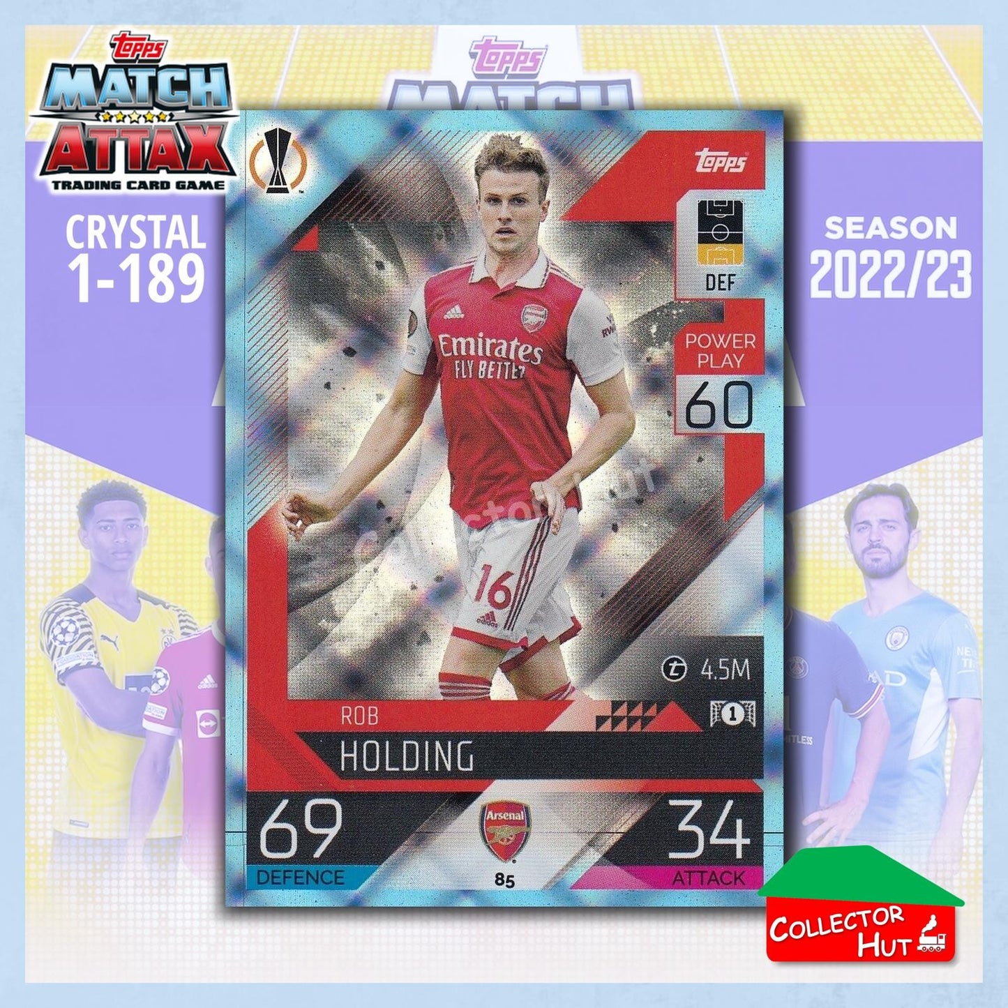 Topps Match Attax Europa Champions League 2022/23 Crystal Parallel Cards 1-189