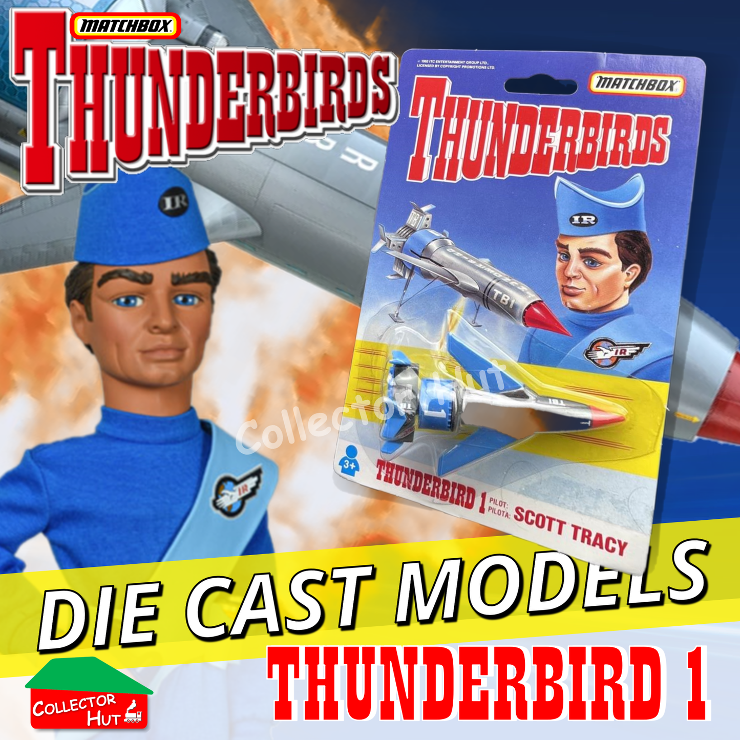 Gerry Anderson Thunderbirds Matchbox Die Cast Models & Action Figures SEALED
