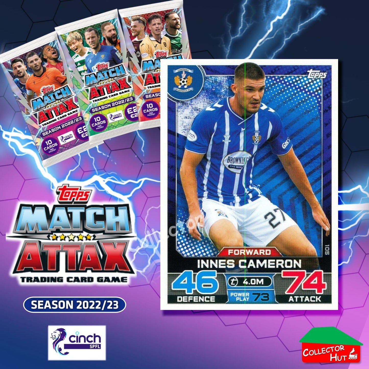 TOPPS MATCH ATTAX SPFL 2022/23 #1-162 Choose Your Card