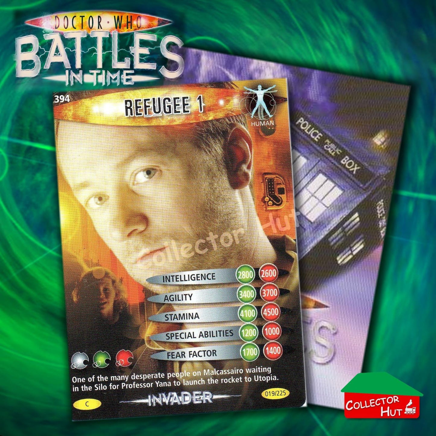DOCTOR WHO Battles in Time #376-600 INVADER RARE & COMMON CARDS YOU CHOOSE