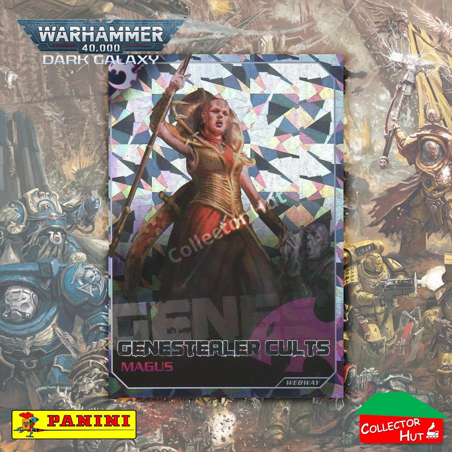 PANINI Warhammer 40,000 Dark Galaxy Webway Inferno Adamantium Limited FOIL Cards