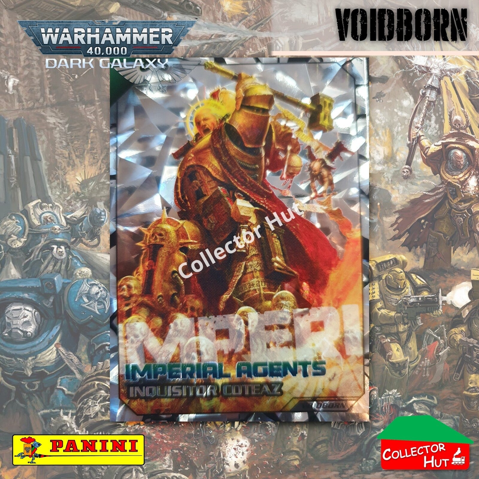 PANINI Warhammer 40,000 Dark Galaxy Parallel Trading Card Crusade Vanguard Purge