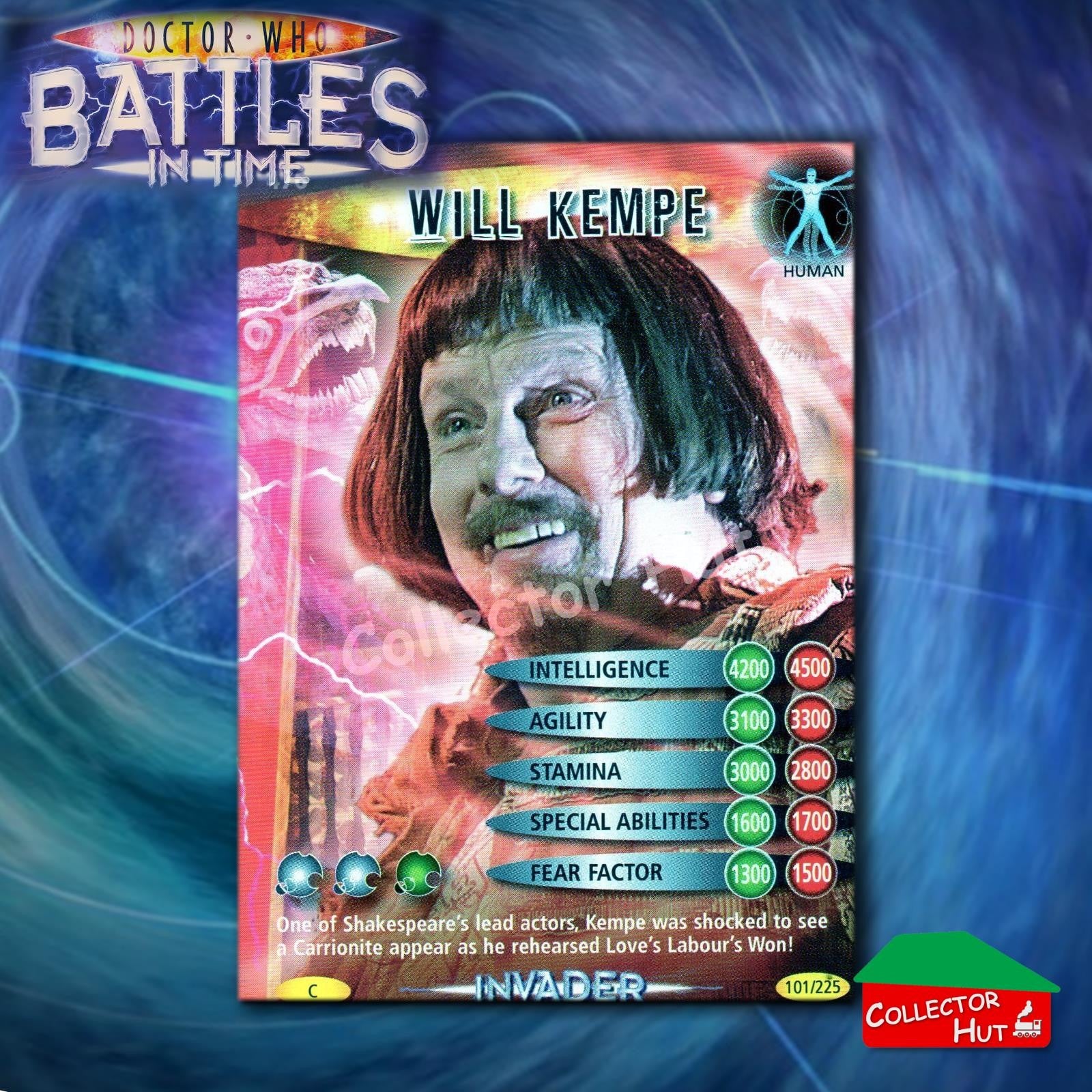 DOCTOR WHO Battles in Time #376-600 INVADER RARE & COMMON CARDS YOU CHOOSE