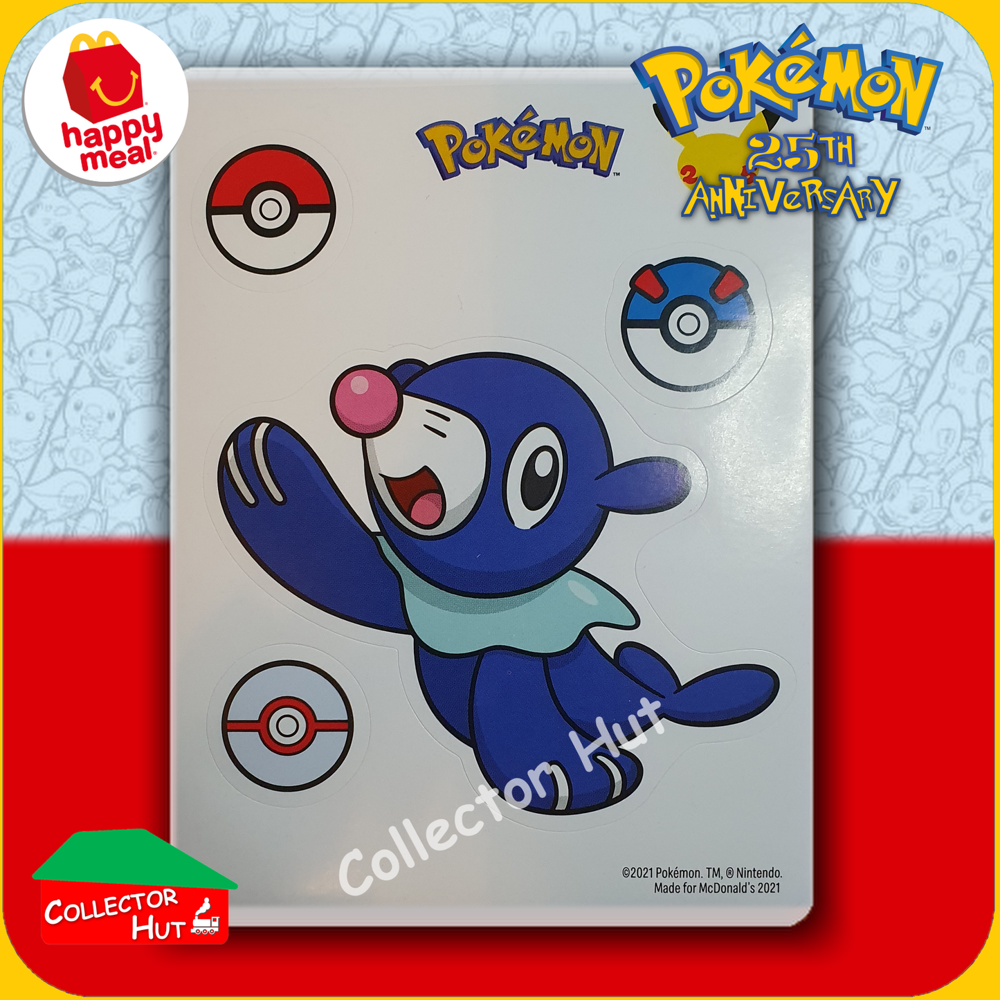 McDonald's Happy Meal 2021 Pokémon 25th Anniversary Trading Cards You Choose