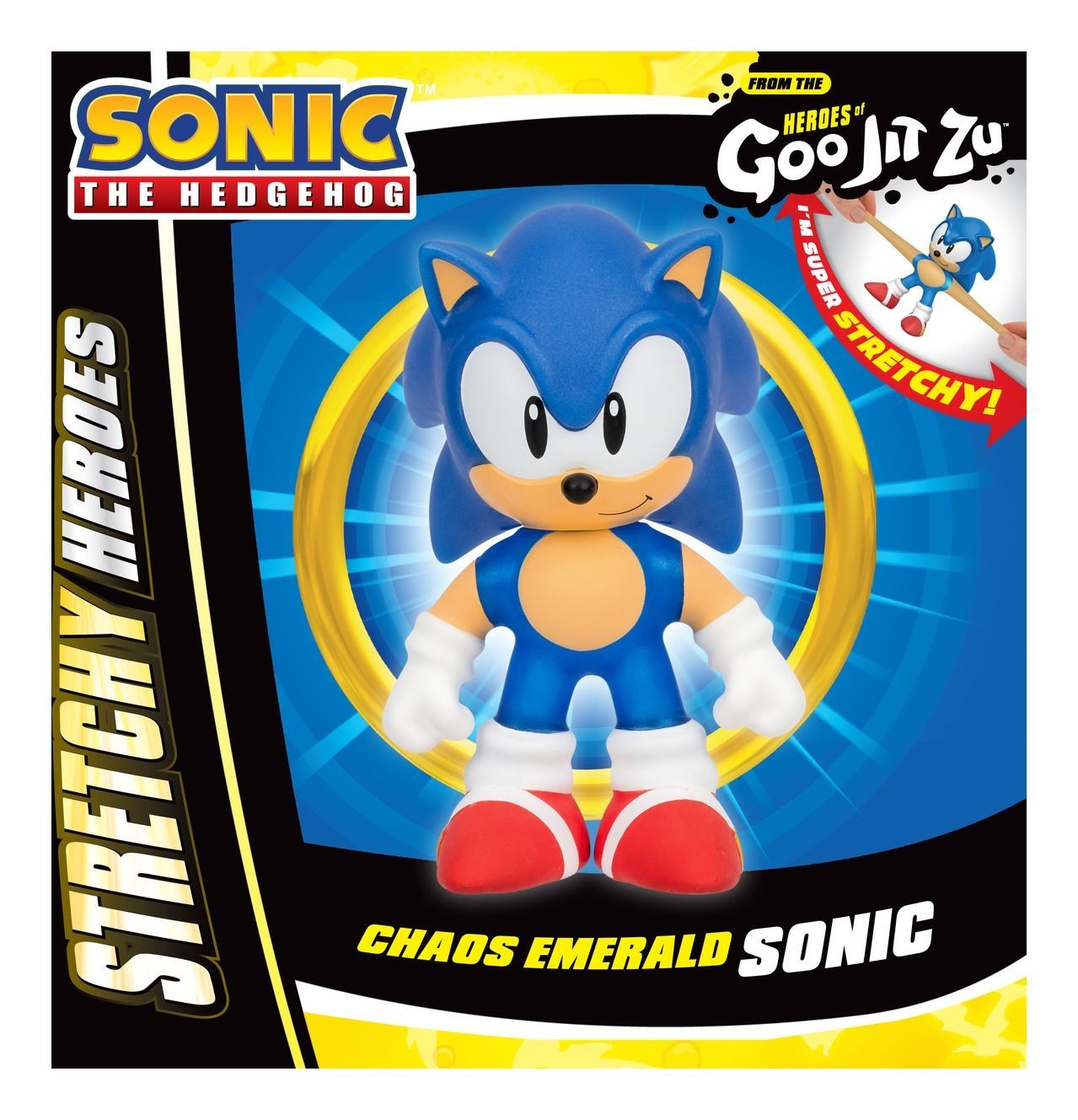 Heroes of Goo Jit Zu Sonic the Hedgehog GLOW EMERALD Sensory Toys to Collect!