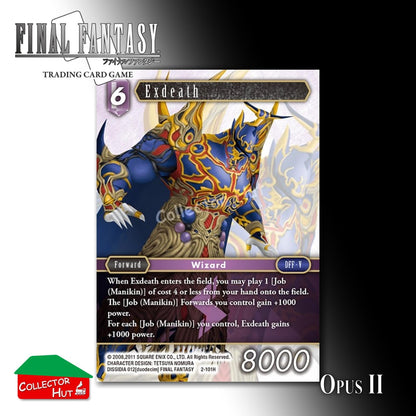 Final Fantasy Trading Card Game OPUS II 2 FOIL CARDS You Choose