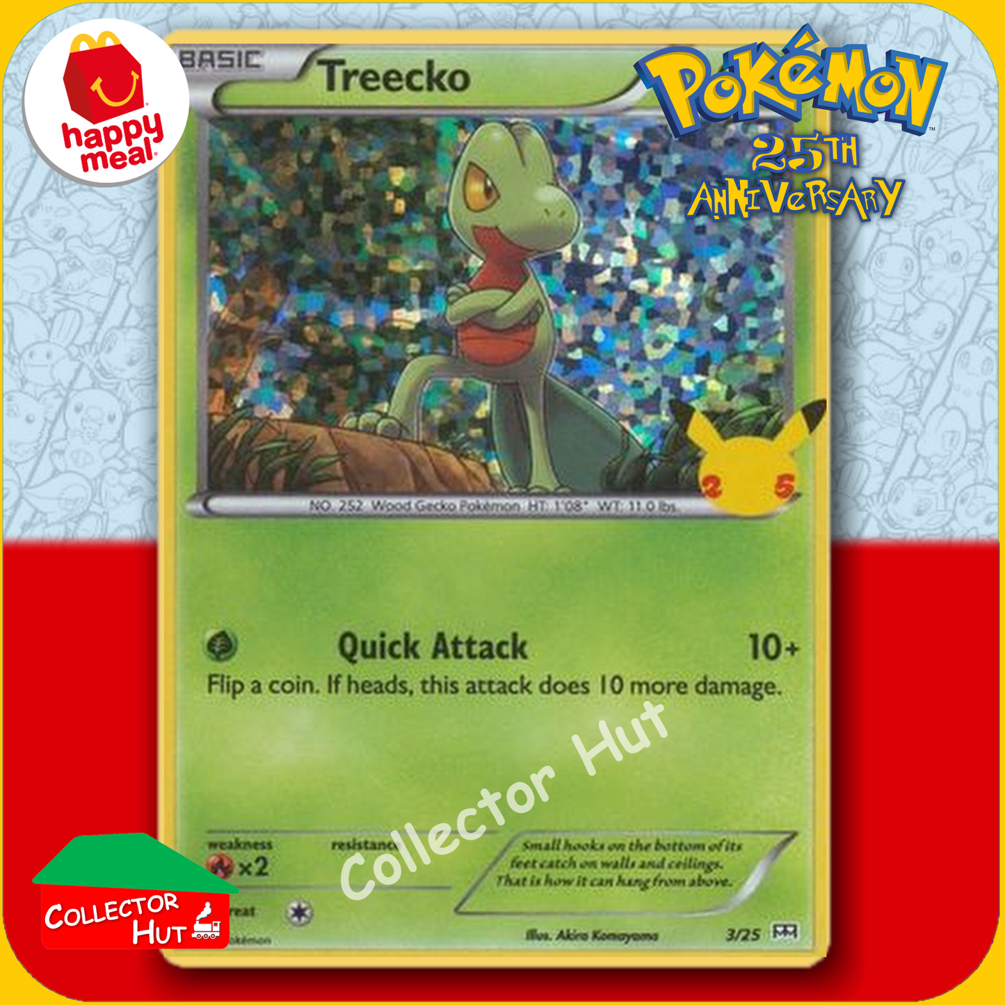 McDonald's Happy Meal 2021 Pokémon 25th Anniversary Trading Cards You Choose