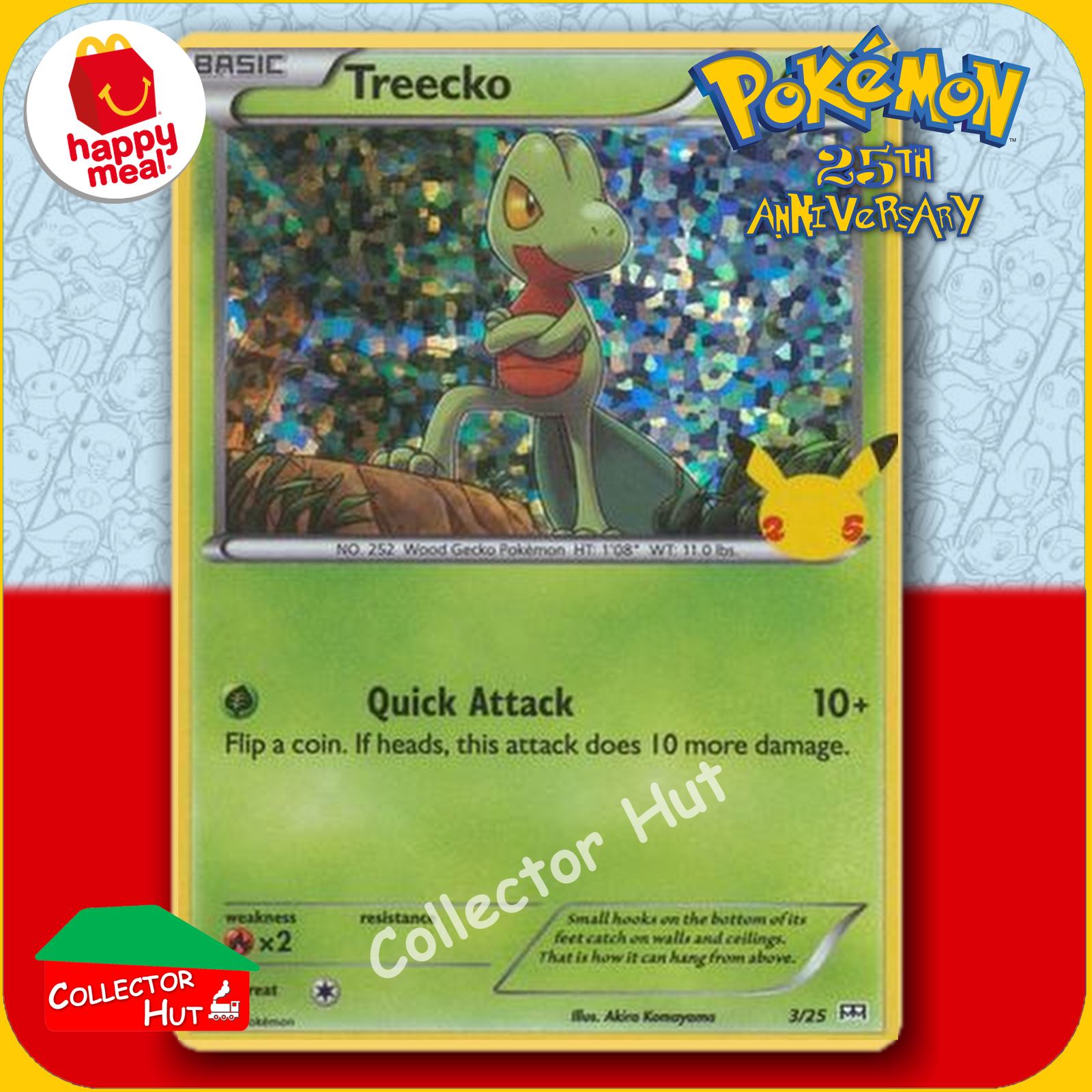 McDonald's Happy Meal 2021 Pokémon 25th Anniversary Trading Cards You Choose