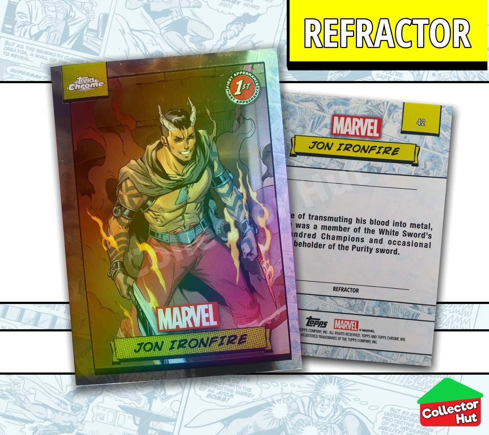 Marvel Topps Chrome 2024 REFRACTOR Card Collection YOU CHOOSE