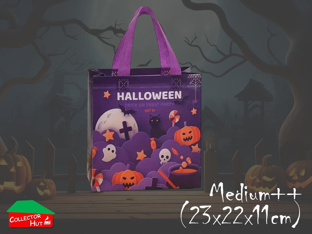 Halloween Novelty Tote Bags Trick or Treat Fabric Choose a Pattern