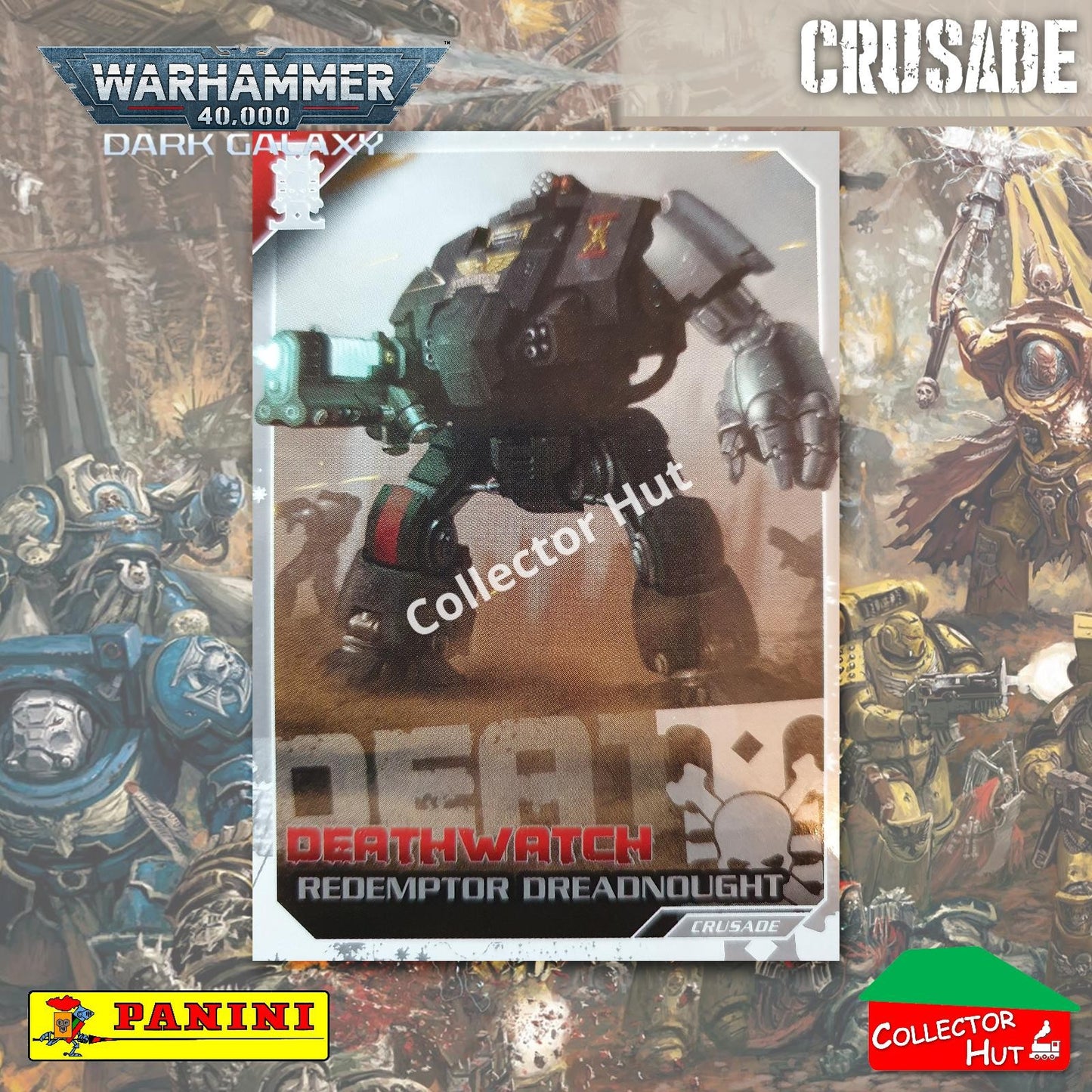 PANINI Warhammer 40,000 Dark Galaxy Parallel Trading Card Crusade Vanguard Purge