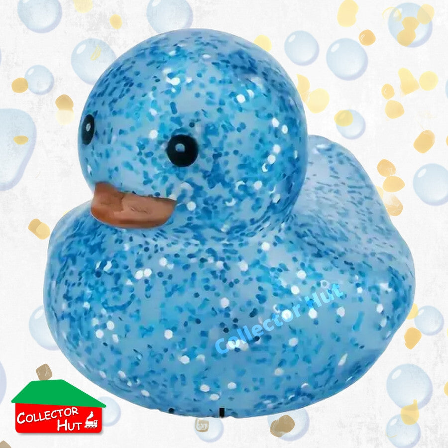 Novelty Rubber Ducks GLITTER 5cm Assorted Characters Designs