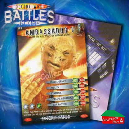 DOCTOR WHO Battles in Time #140-275 EXTERMINATOR RARE & COMMON Cards YOU CHOOSE